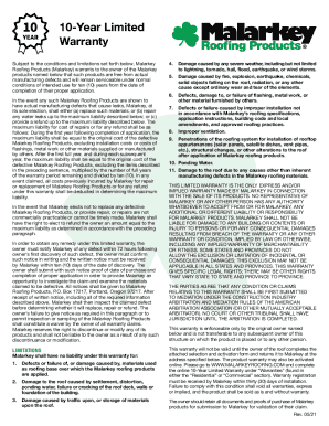 Malarky Warranties | Fisher Family Construction